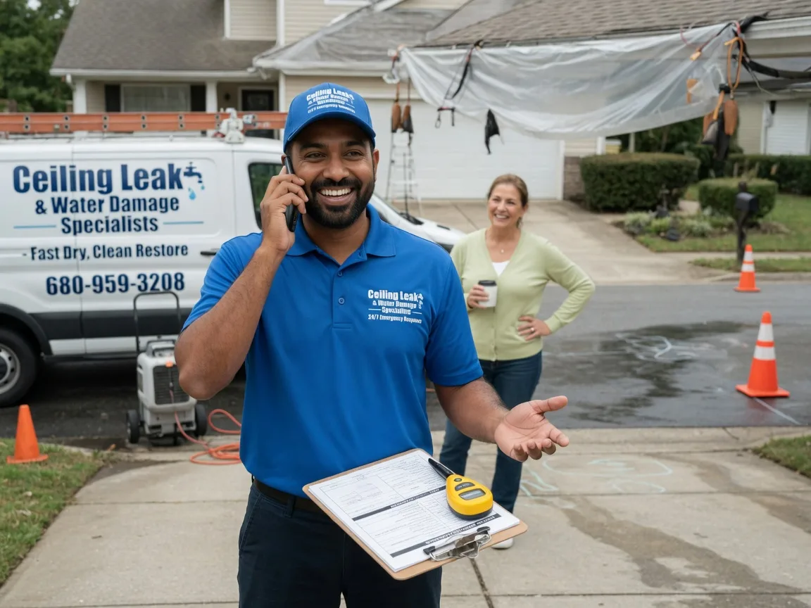Ceiling Leak Cleanup Tulsa, OK FAQs